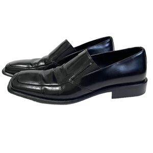Via Spiga Black Leather Italian Loafers 10